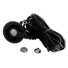 Černý ESD zemnící kabel G10RL 4,5 m s konektorem 10 mm a očkem 5 mm Černý ESD zemnící kabel G10RL 4,5 m s konektorem 10 mm a očkem 5 mm