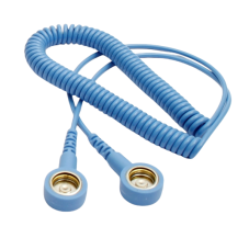 C1010U ESD spirálový kabel – modrý, 2,4 m, 10 mm DK na DK C1010U ESD spirálový kabel – modrý, 2,4 m, 10 mm DK na DK