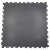 ESD puzzle flooring in 510x510 mm size, available in grey or graphite design, with leather-like surface finish