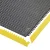 Black ESD nitrile tile 91x91 cm with anti-fatigue bubble surface and interlocking beveled edges
