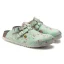 Dvoupáskové ESD nazouváky BIRKENSTOCK KAY s květinovým vzorem, anatomický design, pohodlná stélka, disipativní podrážka Dvoupáskové ESD nazouváky BIRKENSTOCK KAY s květinovým vzorem, anatomický design, pohodlná stélka, disipativní podrážka