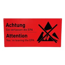 EPD36-E Výstup z EPA k zavěšení červená