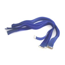 Modrá disipativní páska na suchý zip, modrý, vodivý nylon, 25 × 580 mm