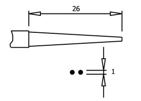 ESD Kleště kulaté - Varianta: PN 5025-1 D