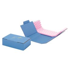 05-TCP Plochý přepravní box 150 x 115 x 40 mm, růžová pěna