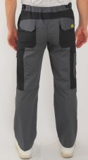 ESD pracovní kalhoty unisex moderní střih, antistatické, velikosti XS–5XL, barvy grafitová, červená, modrá, černá