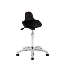 Upright chair SX-141 PU foam black 50:70 cm IC glider