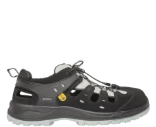 BOMBIS LITE S1P ESD NM Grey Sandal – pracovní bezpečnostní sandál s ESD ochranou