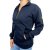 ESD Sweat-Jacke Unisex DUNKEL BLAU mit Zip und Taschen