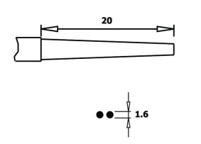 ESD Kleště kulaté - Varianta: PN 5025-1 D