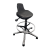 ESD Standing Support SX-142, PU Foam, Black, 60–85 cm, Glides