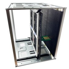 SMT535-120 PCB Magazin, silber/schwarz, automatisches Laden, einstellbare Breite
