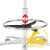 ESD height adjustable footrest