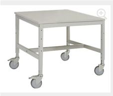 Antistatic mobile table with ESD top