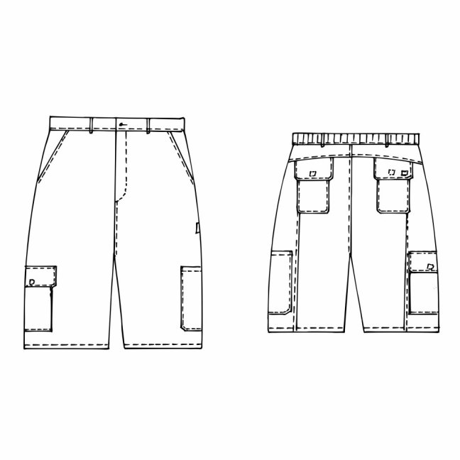 UNISEX ESD kraťasy pod kolena - Velikost: XS