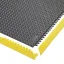 Černá ESD protiúnavová nitrilová dlaždice 91×91 cm s bublinkovým povrchem a zkosenými hranami Černá ESD protiúnavová nitrilová dlaždice 91×91 cm s bublinkovým povrchem a zkosenými hranami