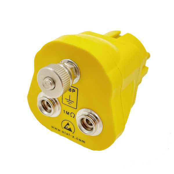 PLG610 Uzemňovací zástrčka 2x10 mm DK, 1x očko PLG610 Uzemňovací zástrčka 2x10 mm DK, 1x očko