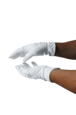 Weiße ESD Handschuhe GL90NM mit Kohlenstofffasern – 10er-Pack Weiße ESD Handschuhe GL90NM mit Kohlenstofffasern – 10er-Pack