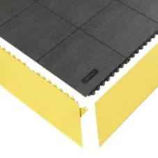 MD-X Ramp 552 Notrax, black and yellow, 16x121 cm, 100% nitrile rubber, compatible with Cushion Ease™ and SafetyStance™ mats