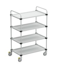 Transport trolley adjustable TRTA 4104, 4 shelves, 1090x530x1515