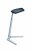 Antistatic ESD standing support Bimos Fin with glides, black