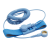 F1010U blue ESD wrist strap set – textile band and 1.8 m coil cord with DK connectors