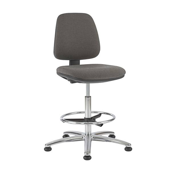 Otočná židle GALA SX-113, 60:85 cm, šedá, PC kluzák