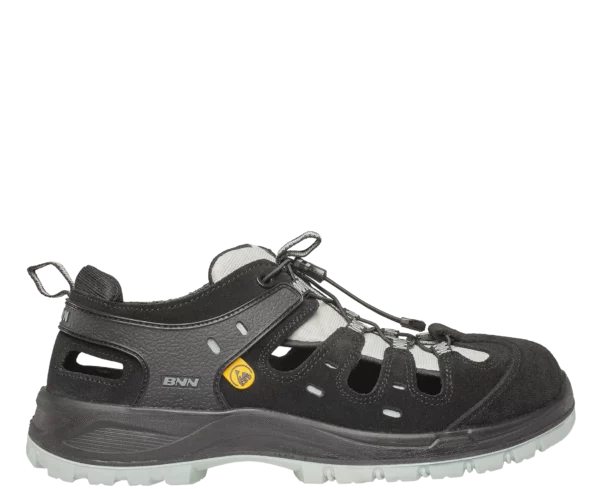 BOMBIS LITE S1P ESD NM Grey Sandal – pracovní bezpečnostní sandál s ESD ochranou BOMBIS LITE S1P ESD NM Grey Sandal – pracovní bezpečnostní sandál s ESD ochranou