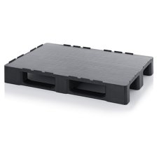 ESD paleta 1200 x 800 mm s bezpečnostním okrajem, plná ESD paleta 1200 x 800 mm s bezpečnostním okrajem, plná