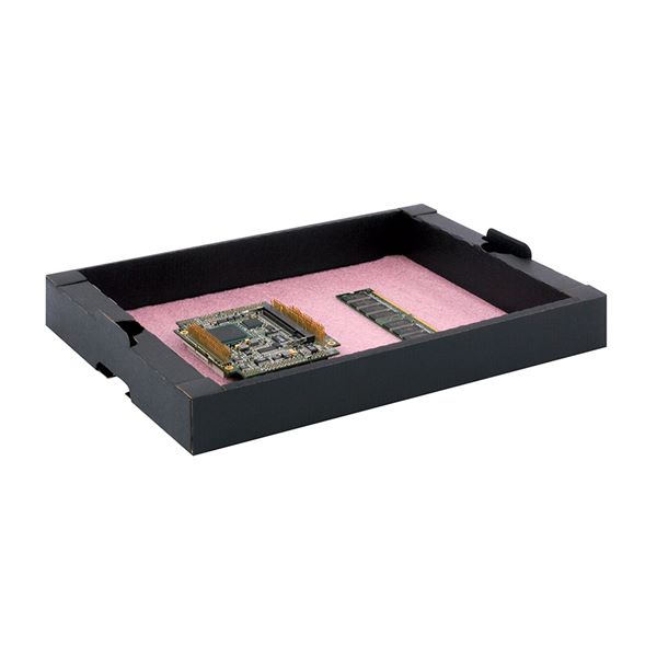 20-CTR kartonový box nízký 499 x 330 x 28 mm s disipativní růžovou pěnou 20-CTR kartonový box nízký 499 x 330 x 28 mm s disipativní růžovou pěnou